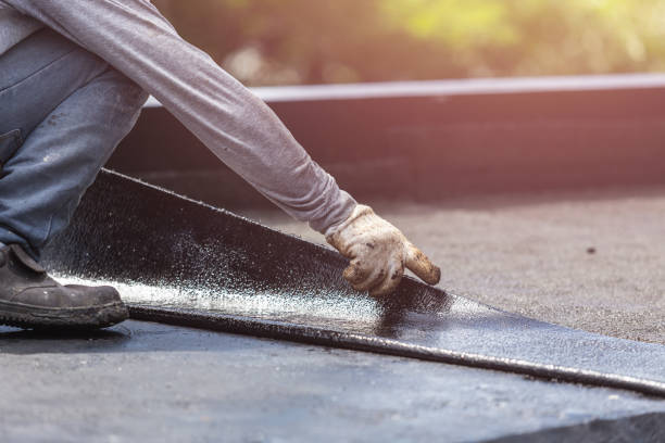 Professional Waterproofing technician working in Grafton, OH
